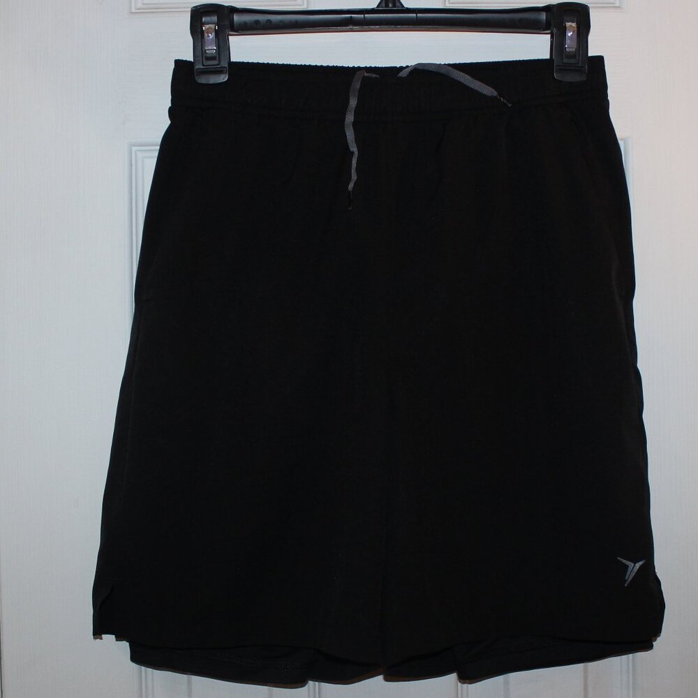 Old Navy Men Go-Dry Side-Panel Performance Shorts w/ Liner | Sz XL (14-16)